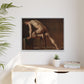 Courbet, Gustave - Study of a Nude Man (1840) - Matte Canvas, Framed