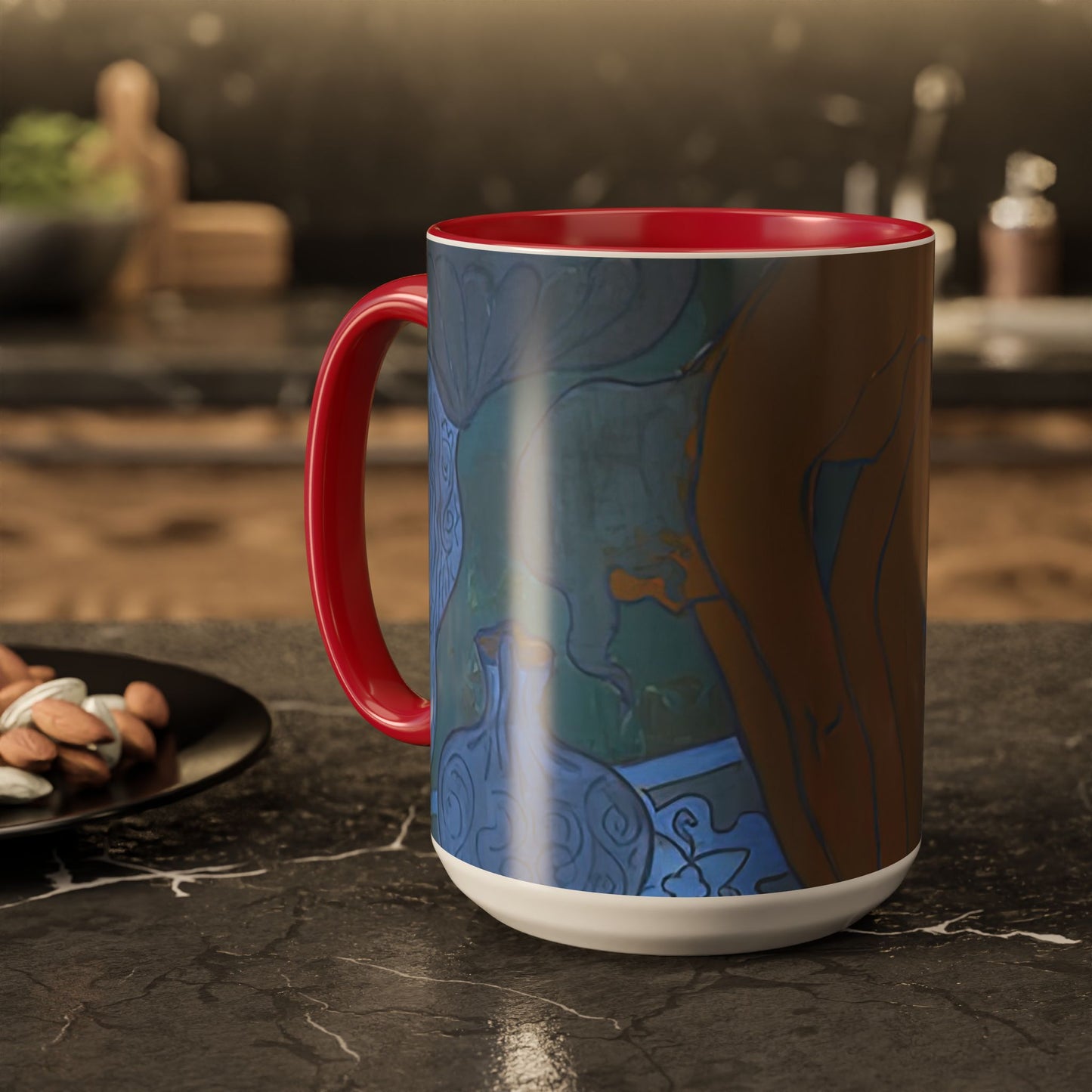 Ranson, Paul - The Blue Bather (1891) - Colorful Accent Mugs