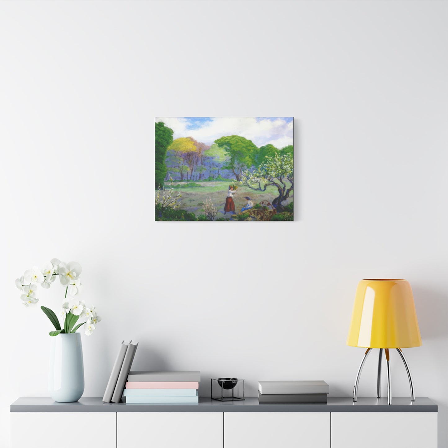 Ranson, Paul - Picking Flowers (1890) - Canvas Block, unframed