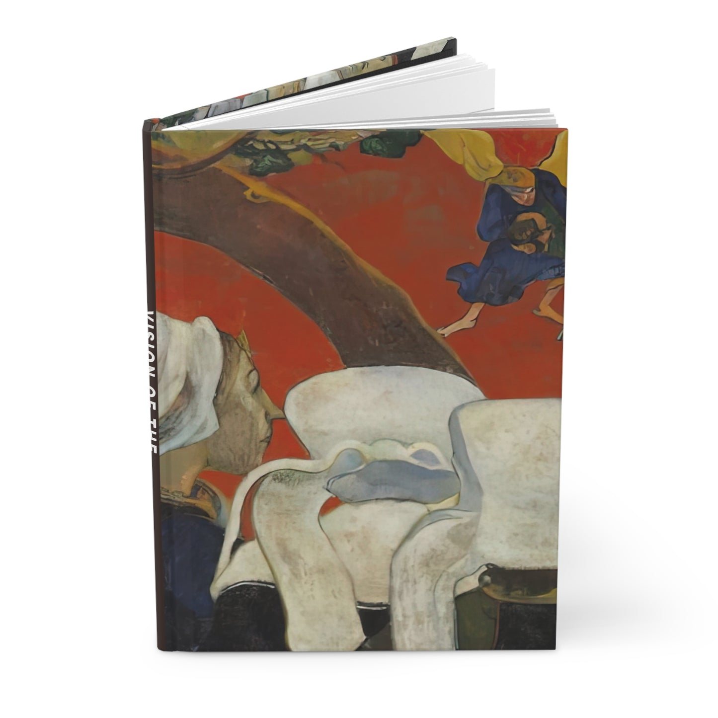 Gauguin, Paul - Vision of the Sermon (Jacob Wrestling with the Angel) (1888) - Hardcover Journal Matte