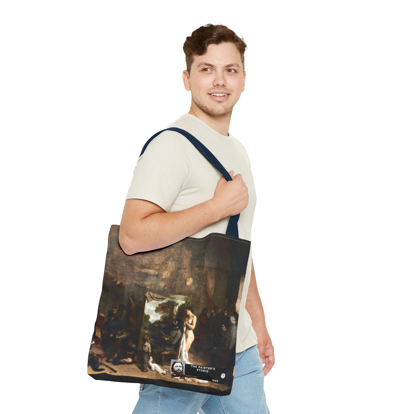 Courbet, Gustave - The Painter’s Studio (1855) - Tote Bag