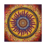 Solar Disc Mandala A - Canvas