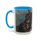 Cézanne, Paul - The Card Players (1892) - Colorful Accent Mugs