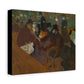 Lautrec, Henri - At the Moulin Rouge (1892) - Canvas Block, unframed