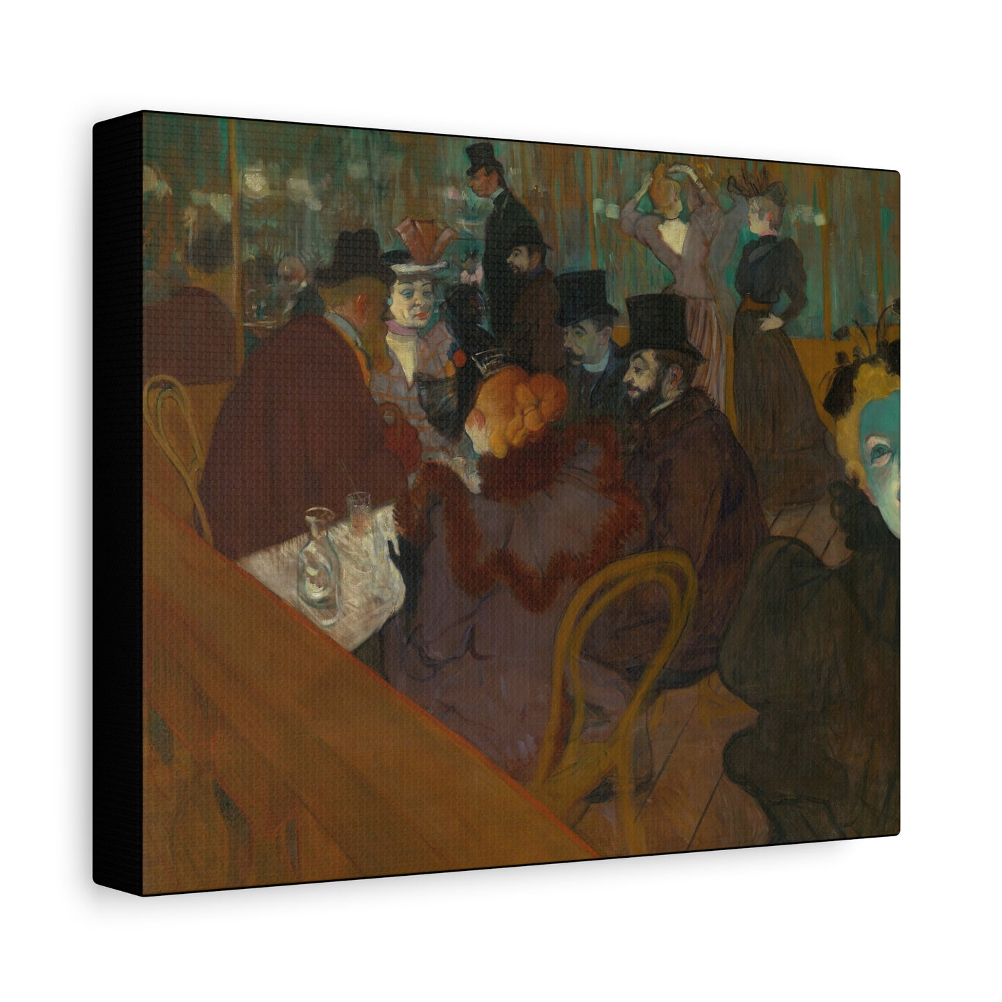 Lautrec, Henri - At the Moulin Rouge (1892) - Canvas Block, unframed