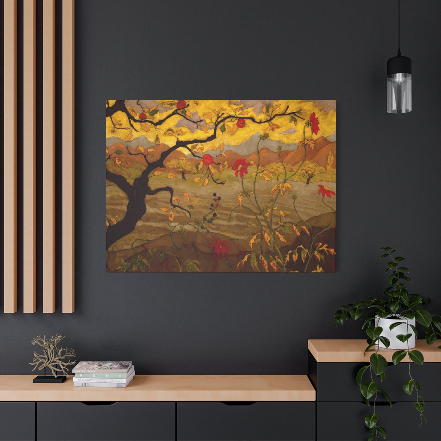 Ranson, Paul - Apple Tree with Red Fruit (1902) - Canvas Block, unframed