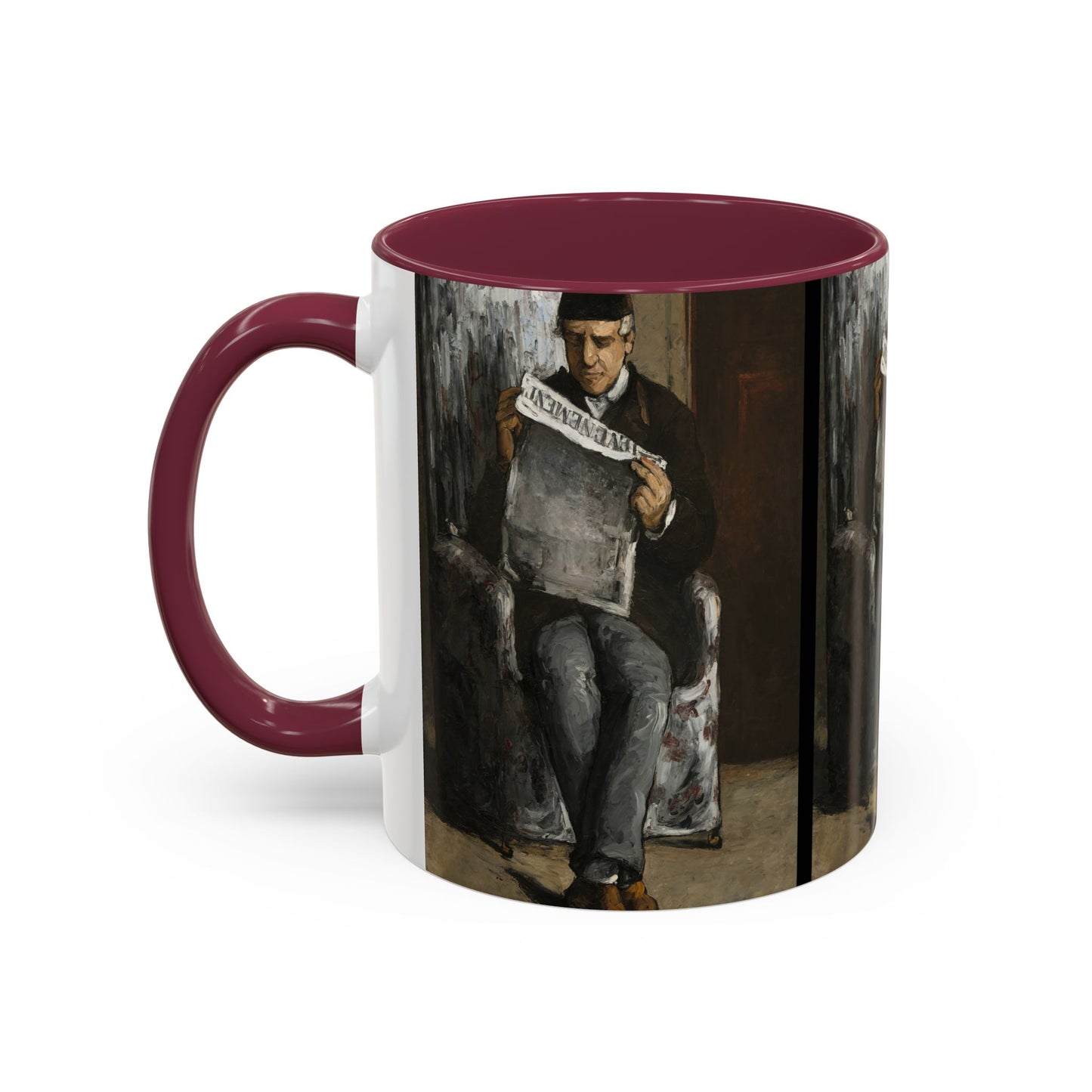 Cézanne, Paul - The Artist’s Father (1866) - Colorful Accent Mugs