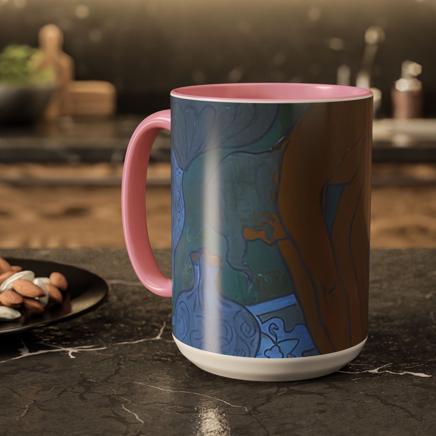 Ranson, Paul - The Blue Bather (1891) - Colorful Accent Mugs