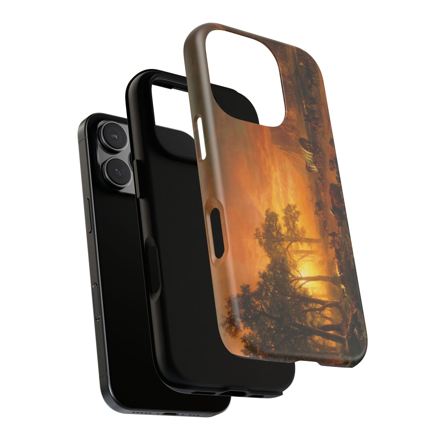 Bierstadt, Albert - Emigrants Crossing the Plains (1867) - Tough Phone Cases