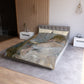 Morisot, Berthe - Woman at Her Toilette (1880) - Microfiber Duvet Cover