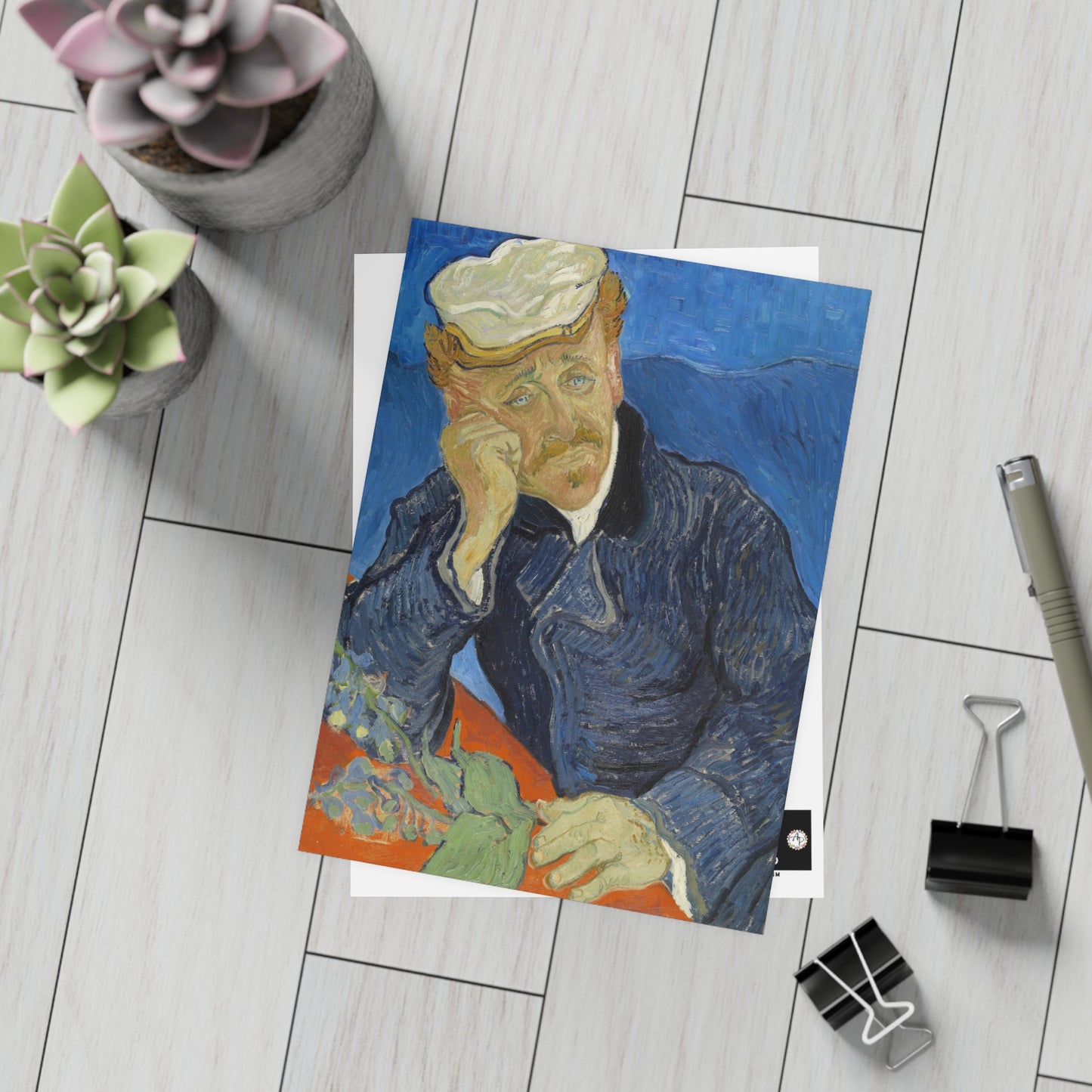 Van Gogh, Vincent - Portrait of Dr. Paul Gachet (1890) - Postcard Bundles with Envelopes Included