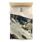 Cézanne, Paul - L’Estaque, Melting Snow (1870) - Microfiber Duvet Cover
