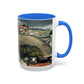 Cézanne, Paul - A Modern Olympia (1874) - Colorful Accent Mugs
