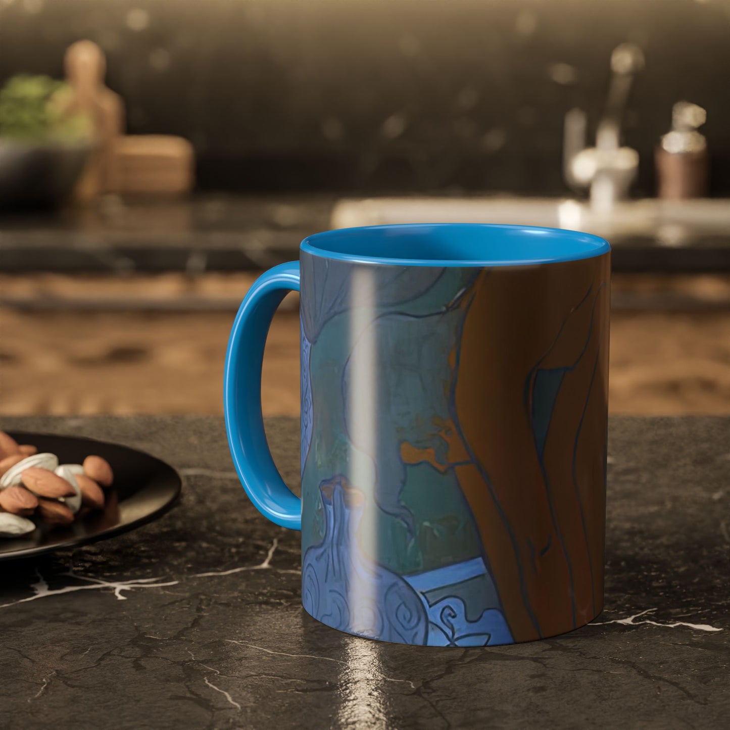 Ranson, Paul - The Blue Bather (1891) - Colorful Accent Mugs