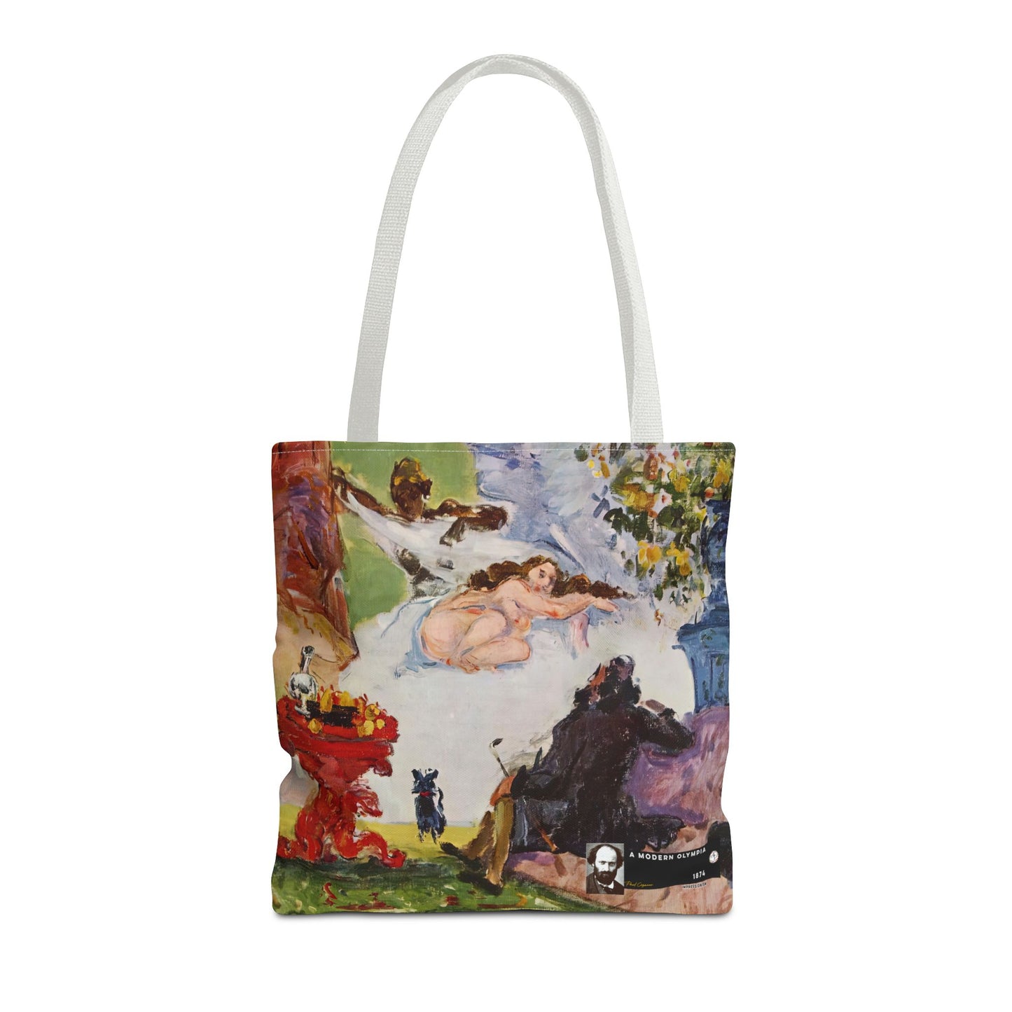 Cézanne, Paul - A Modern Olympia (1874) - Tote Bag