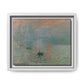 Monet, Claude - Impression, Sunrise (1872) - Matte Canvas, Framed