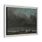 Courbet, Gustave - The Sea (1865) - Matte Canvas, Framed