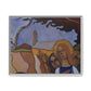 Filiger, Charles - Virgin and Two Angels (1895) - Matte Canvas, Framed