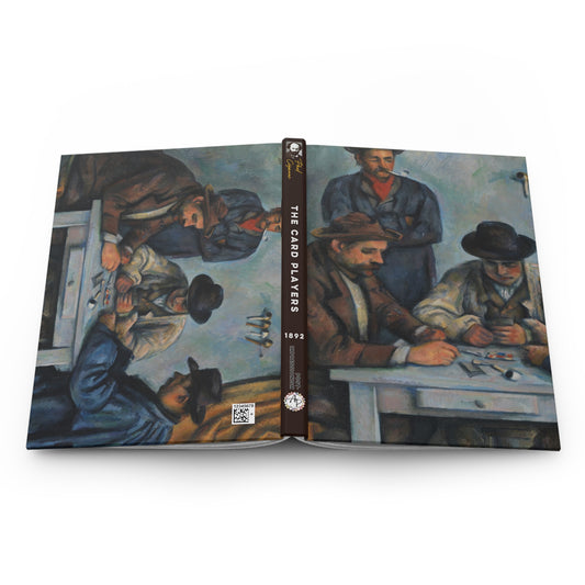 Cézanne, Paul - The Card Players (1892) - Hardcover Journal Matte