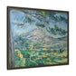 Cézanne, Paul - Mont Sainte-Victoire with Large Pine (1887) - Matte Canvas, Framed