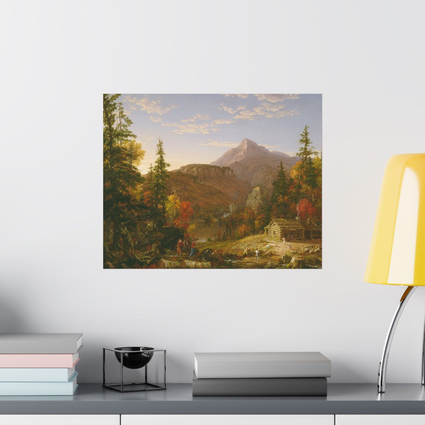 Cole. Thomas - The Hunter's Return (1845) - Satin Posters