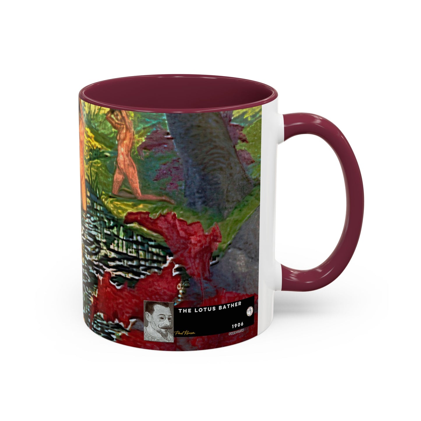 Ranson, Paul - The Lotus Bather (1906) - Colorful Accent Mugs