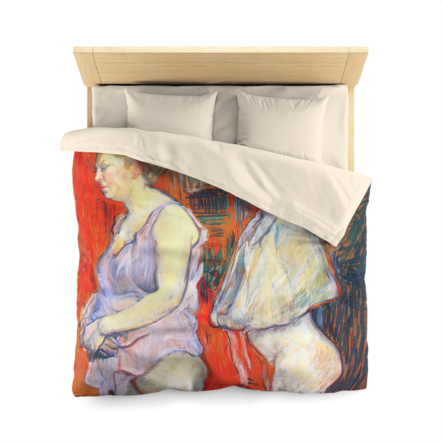 Toulouse-Lautrec, Henri - The Medical Inspection (1894) - Microfiber Duvet Cover