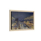 Pissarro, Camille - The Boulevard Montmartre At Night (1897) - Matte Canvas, Framed