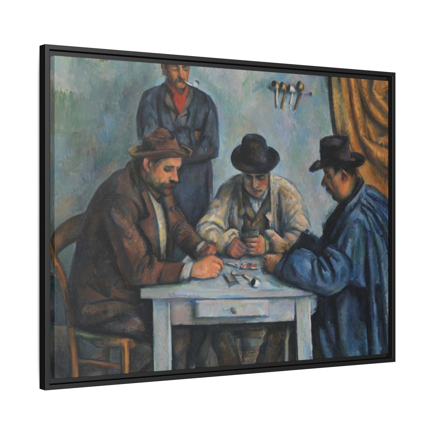 Cézanne, Paul - The Card Players (1892) - Matte Canvas, Framed