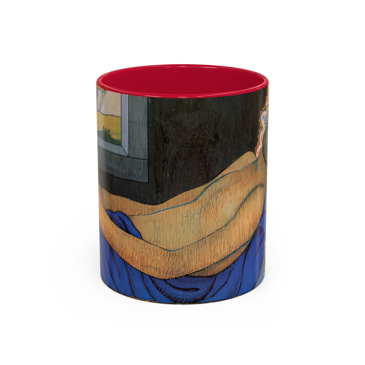 Filiger, Charles - The Recumbent Christ (1895) - Colorful Accent Mugs