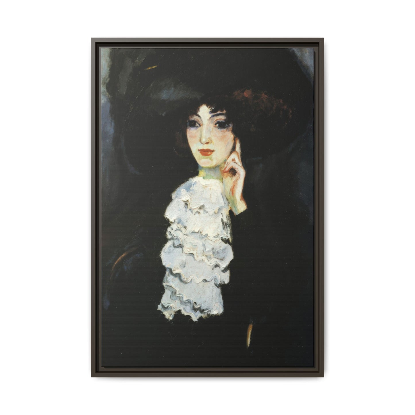 Van Dongen, Kees - Woman with Frill (1905) - Matte Canvas, Framed
