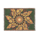 Monarch Butterfly Mandala - Woven Blanket