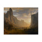 Bierstadt, Albert - Looking Down Yosemite Valley (1865) - Satin Posters