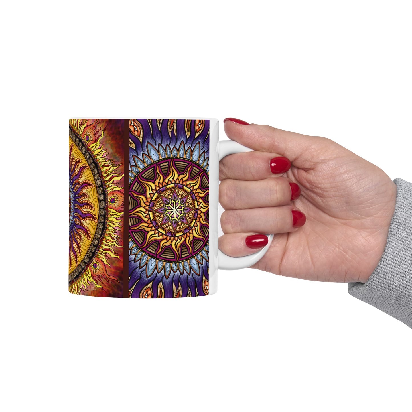 Pacio, Adam - Solar Disc Mandala - Ceramic Mug