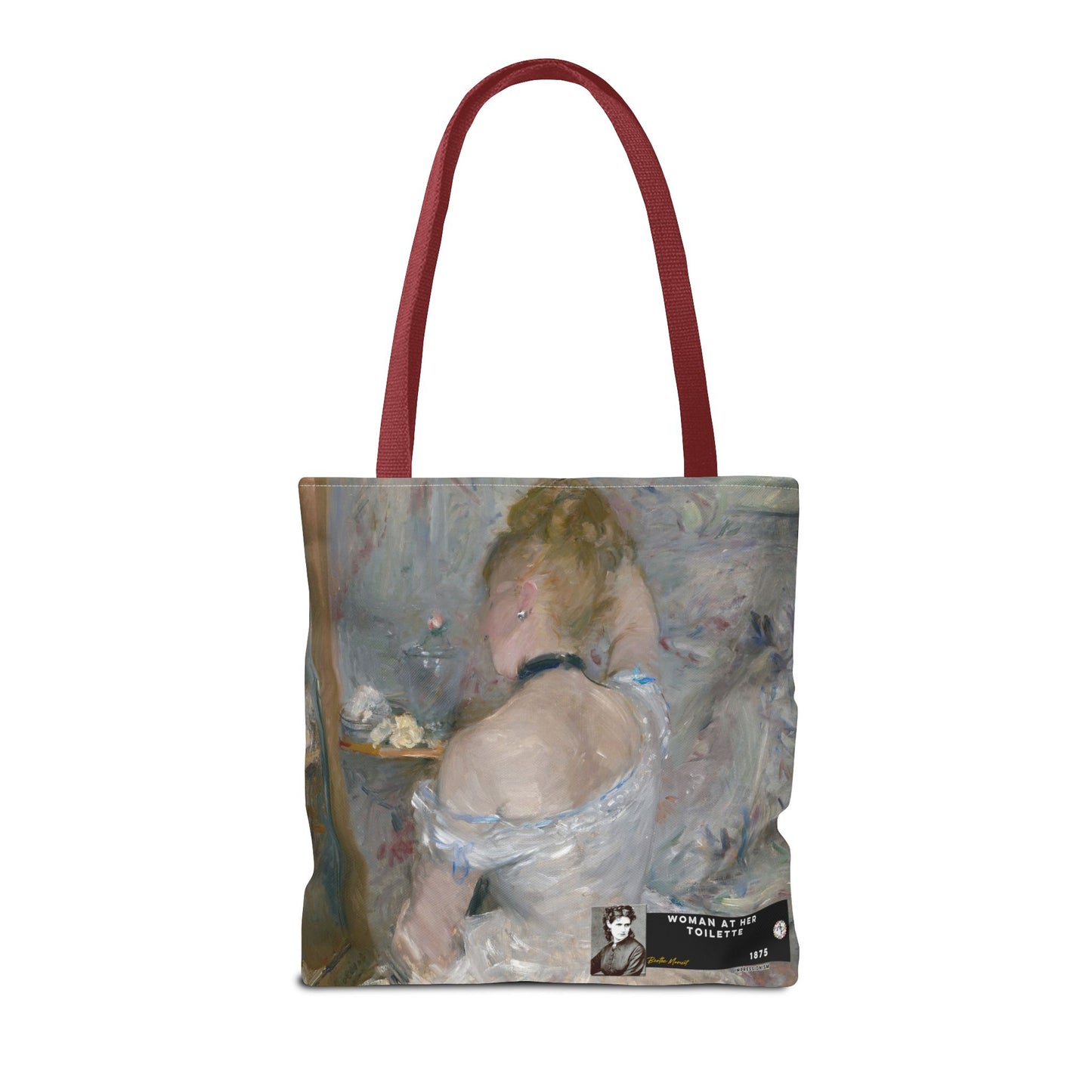 Morisot, Berthe - Woman at Her Toilette (1880) - Tote Bag
