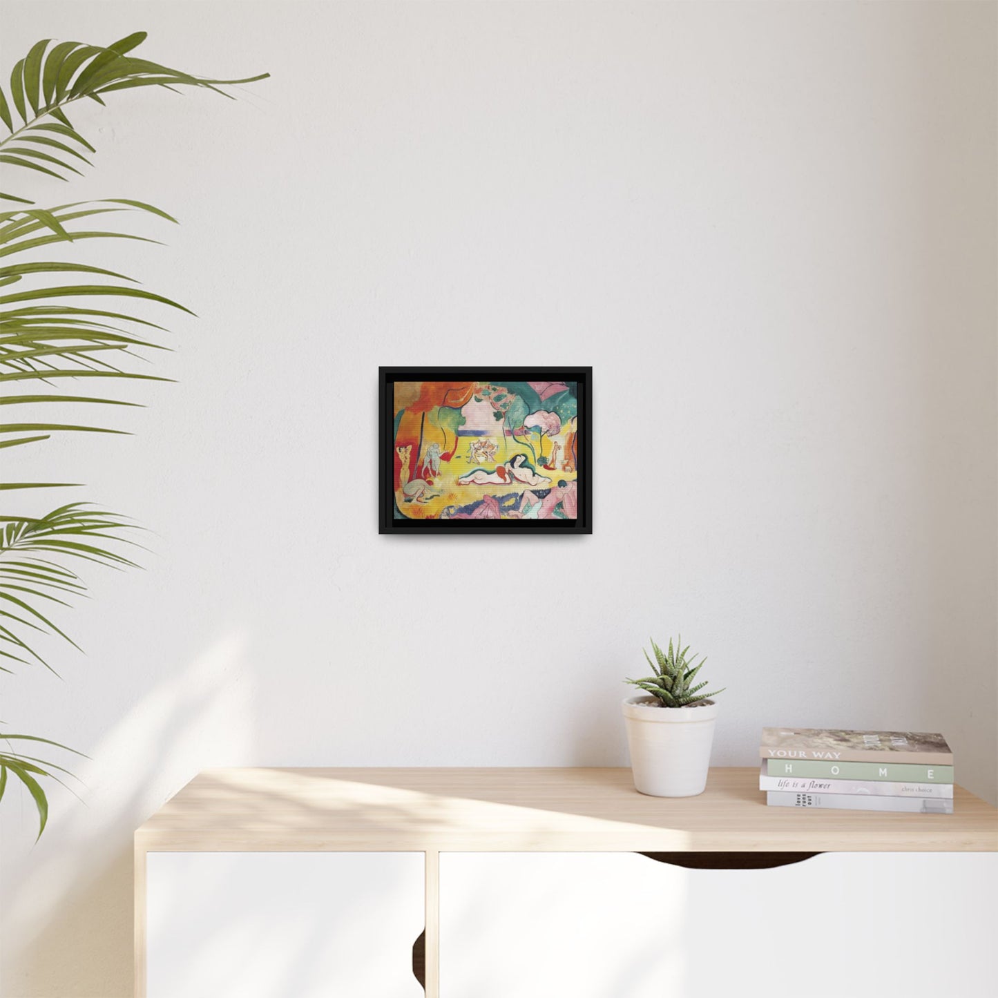 Matisse, Henri - The Joy of Life (1905) - Matte Canvas, Framed