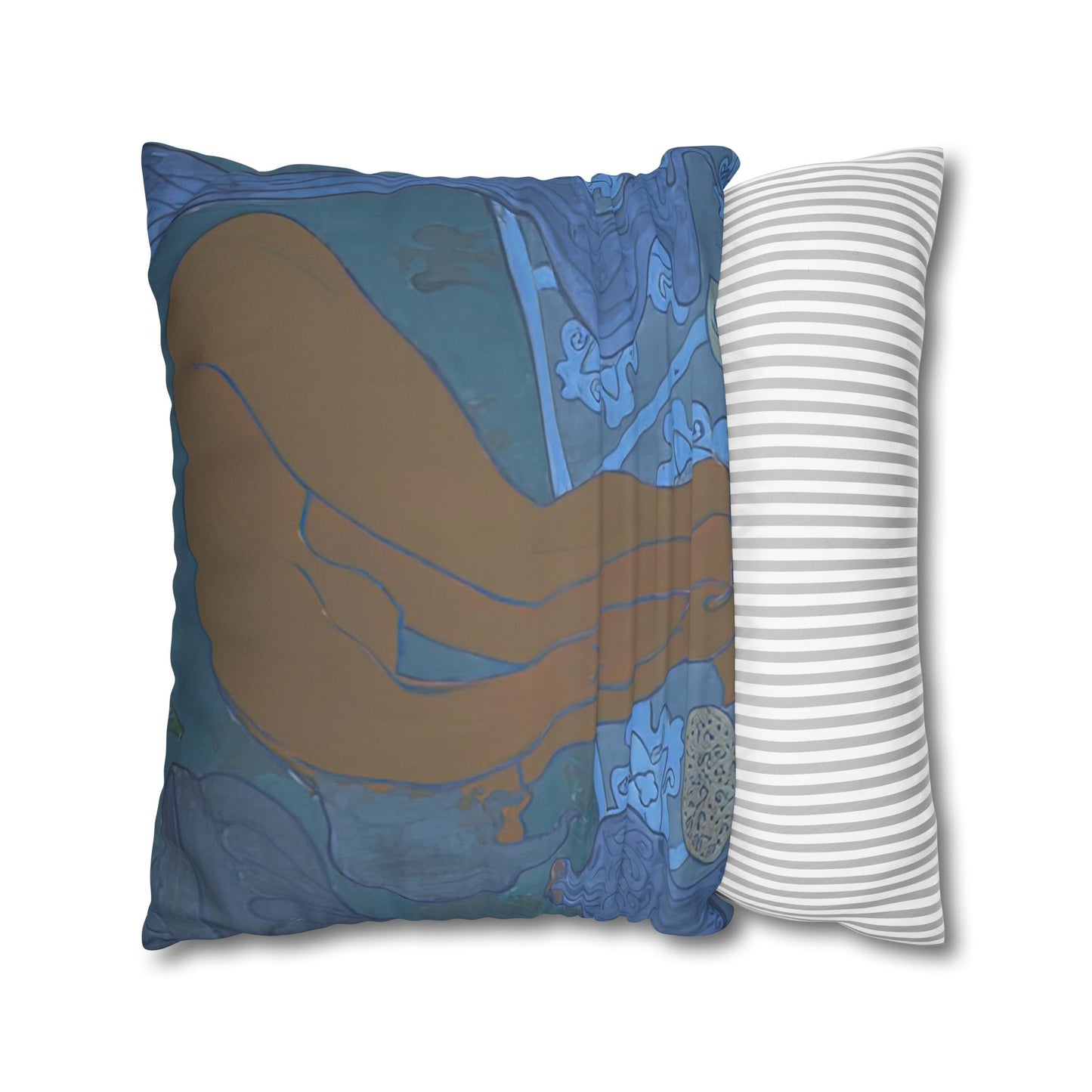 Ranson, Paul - The Blue Bather (1891) - Suede Square Pillowcase