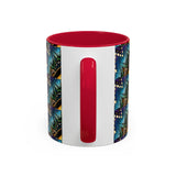 Obsidian Grandmothers Mandala - Colorful Accent Mugs