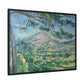 Cézanne, Paul - Mont Sainte-Victoire with Large Pine (1887) - Matte Canvas, Framed