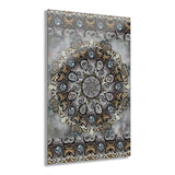 Memento Mori Mandala - Acrylic Block