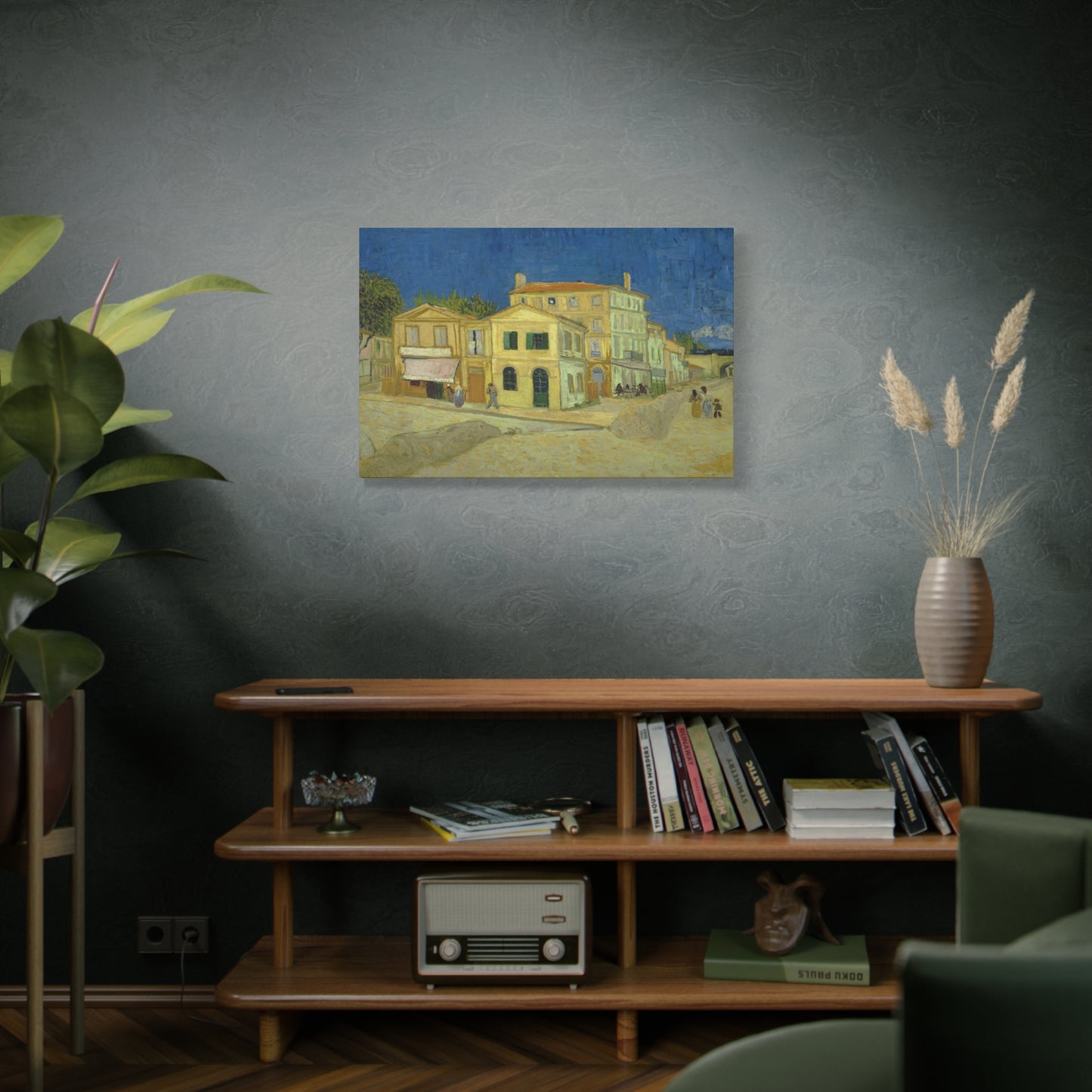 Van Gogh, Vincent - The Yellow House (1888)- Canvas Block, unframed