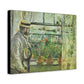 Morisot, Berthe - Eugene Manet on the Isle of Wight (1875) - Canvas Block, unframed