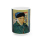 Van Gogh, Vincent - Self Portrait with Bandaged Ear (1889) - Ceramic Mug