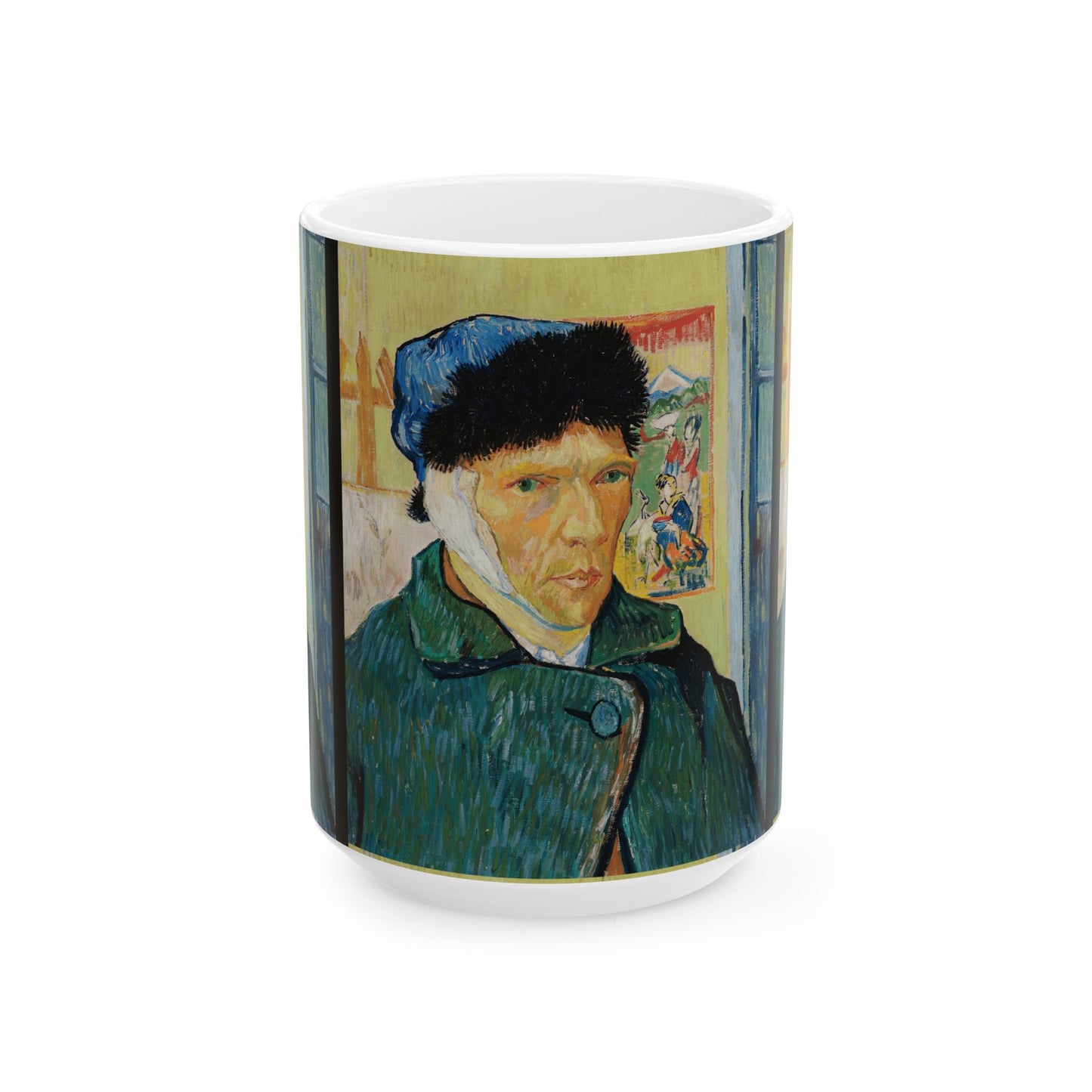 Van Gogh, Vincent - Self Portrait with Bandaged Ear (1889) - Ceramic Mug