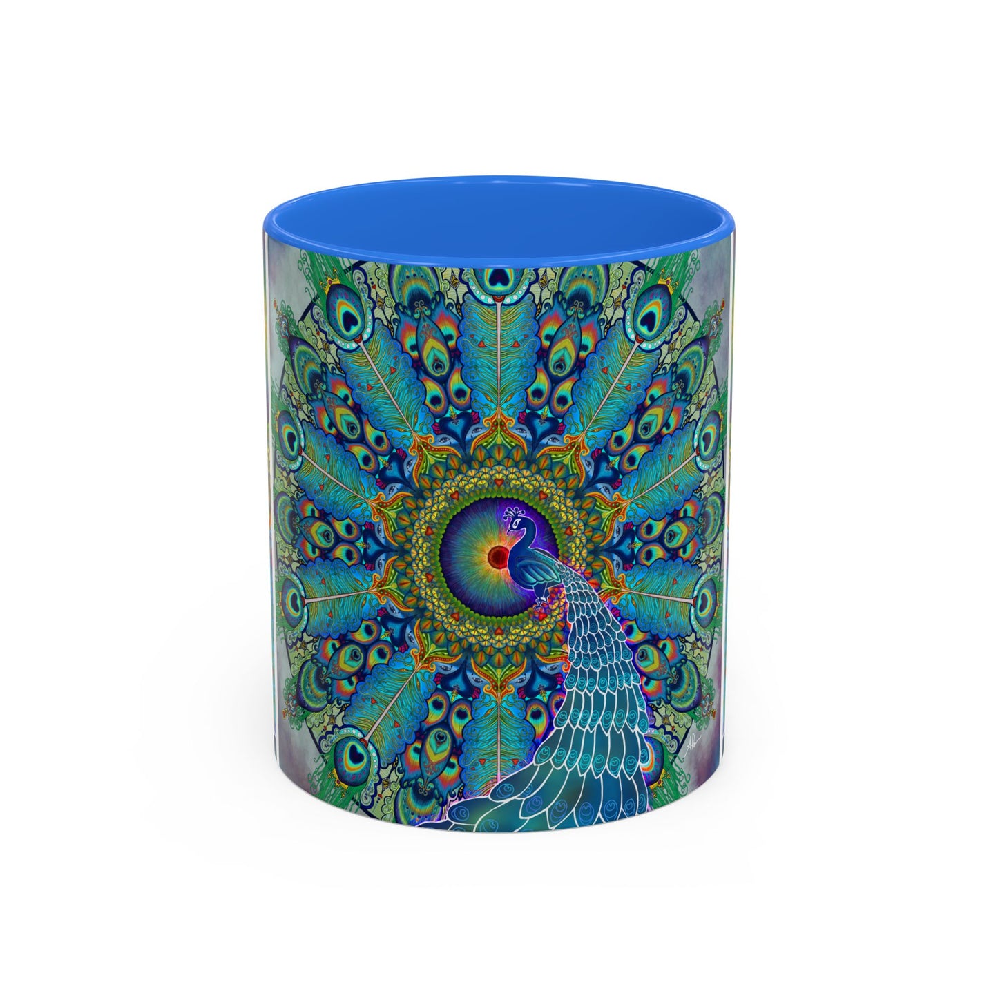 Pacio, Adam - Melek Taus Mandala - Colorful Accent Mugs