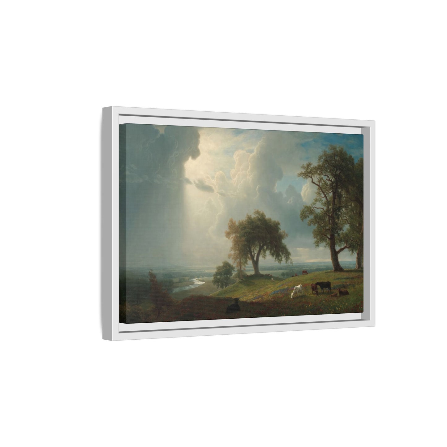 Bierstadt, Albert - California Spring (1875) - Matte Canvas, Framed