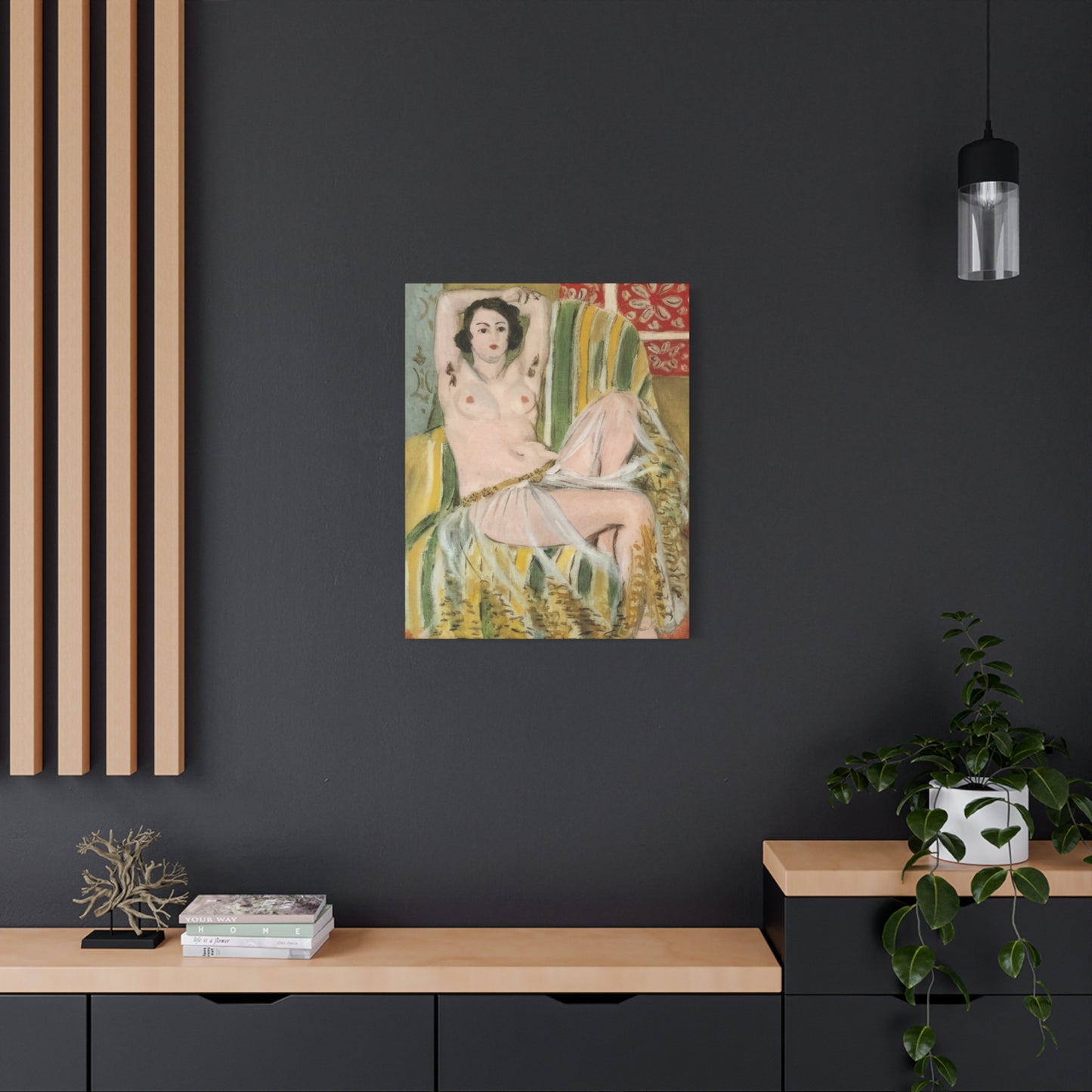 Matisse, Henri - Odalisque with Raised Arms (1923) - Canvas Block, unframed