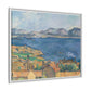 Cézanne, Paul - The Bay of Marseille, Seen from L'Estaque (1885) - Matte Canvas, Framed