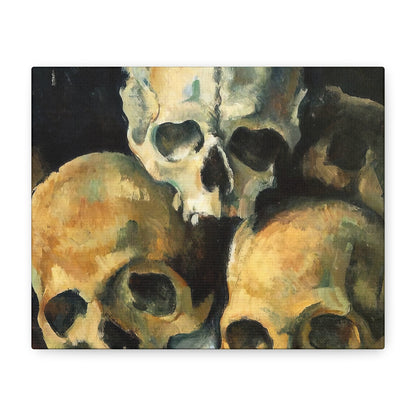 Cézanne, Paul - Pyramid of Skulls (1901) - Canvas Block, unframed