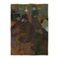 Toulouse-Lautrec, Henri - At the Moulin Rouge (1892) - Microfiber Duvet Cover
